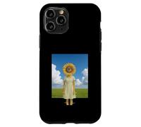 Sunflower Head Girl Glitch Liminal Dream Field Weirdcore Case for iPhone 11 Pro