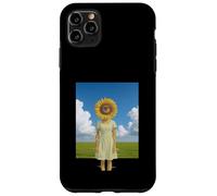 Sunflower Head Girl Glitch Liminal Dream Field Weirdcore Case for iPhone 11 Pro Max