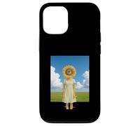 Sunflower Head Girl Glitch Liminal Dream Field Weirdcore Case for iPhone 12/12 Pro