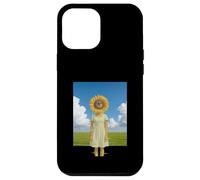 Sunflower Head Girl Glitch Liminal Dream Field Weirdcore Case for iPhone 12 Pro Max
