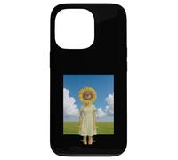 Sunflower Head Girl Glitch Liminal Dream Field Weirdcore Case for iPhone 13 Pro