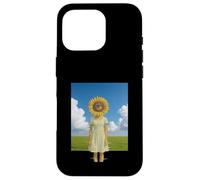 Sunflower Head Girl Glitch Liminal Dream Field Weirdcore Case for iPhone 16 Pro