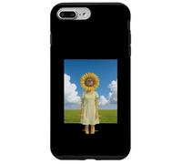 Sunflower Head Girl Glitch Liminal Dream Field Weirdcore Case for iPhone 7 Plus/8 Plus