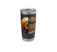 Sunflower Humanity Diversity Quote Black History Month Stainless Steel Insulated Tumbler