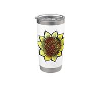 Sunflower Illustration Sunflower's Art Stainless Steel Insulated Tumbler