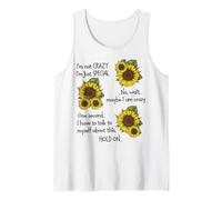 Sunflower I'm Not Scary I'm Just Special No Wait Maybe I Am Tank Top