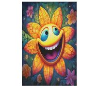 Sunflower Jigsaw Puzzles for Adults 1000 Piece Wooden Puzzle for Kids Challenging Game 78×53cm