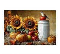 Sunflower Jigsaw Puzzles for Adults 1500, 1500 piece Jigsaw Puzzles for Adults, Challenging Wooden Jigsaws Puzzle for The Whole for Women, Puzzle for Home Decor, Gifts for Women, Theme: Plant F-84