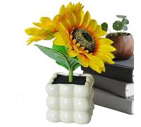 Sunflower Lamp Desk Dimmable - Flower LED Decor, Ergonomic, Rechargeable Light Bedroom Nightstand, Apartment Balcony Restaurant Home Kitchen | Multipurpose Outdoor Indoor Utility Premium