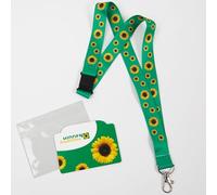Sunflower Lanyard Hidden Disability Awareness Card | 1 Set of Hidden Disabilities Sunflower Lanyard with ID Holder Breakaway & Awareness Card