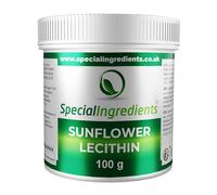 Sunflower Lecithin Powder 100g Premium Quality, Vegan, Non-GMO, Gluten Free - Recyclable Container