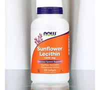 Now Foods Sunflower Lecithin, 1200mg, 200 Softgels