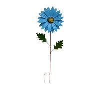 Sunflower Metal Garden Stake, Windmill Yard Decoration With Easy No-Tool Setup, UV Protected Iron Art Wind Spinners For Backyard, Pathway & Patio, Versatile Outdoor Decor For Beginner Gardeners