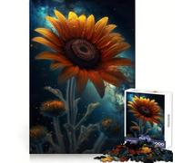 Sunflower Milky Way Galaxy 1000 Piece Jigsaw Puzzles for Adults Pure Logic Toy Soothing Fun Sharp Cut Amazing Present 38x52cm