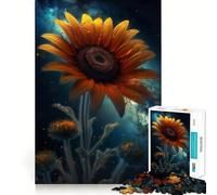 Sunflower Milky Way Galaxy 1000 Piece Jigsaw Puzzles for Adults Pure Logic Toy Soothing Fun Sharp Cut Amazing Present 38x52cm
