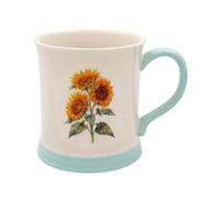 Sunflower Mug White Ceramic Country Life Hot Beverages Tea Coffee Mug 350Ml Cup