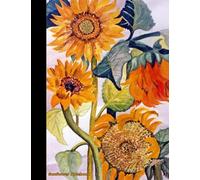 Sunflower Notebook: Flower College Ruled Composition Book Journal - Floral Softcover Perfect Bound, Lined 100 pages (50 Sheets), 9 3/4 x 7 1/2 inches: Volume 3 (Floral Gardener Gifts)
