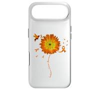 Sunflower Orange Ribbon Leukemia Cancer Awareness Case for iPhone Air