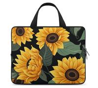 Sunflower Pattern Laptop Bag Durable Laptop Sleeve Water-Resistant Notebook Bag for Computer Or Tablet