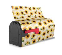 Sunflower pattern Print Reusable Mailbox Cover Waterproof Mailbox Decor Magnetic Sun Protection Unique