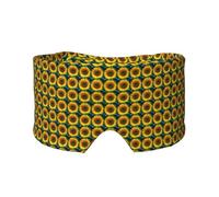 Sunflower Pattern Print Sleep Eye and Ear Muffs Blackout Nap Aid Home Office Camping Travel Relief Insomnia