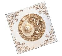 Sunflower Pattern Tarot Tablecloth Divination Card Table Cloth Tapestry Astrology Wicca Deck Cross Decoration Altar Tarot Card