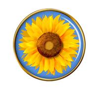 Sunflower Pin Badge