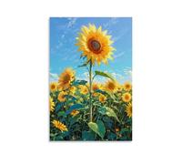 Sunflower PlantWhether It's The Living Room Background Wall Study Or Bedroom This Poster Can Instantly Become The Visual Focus Perfectly Integrating Into Various Home Styles And Showcasing Your Unique