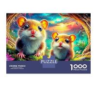 Sunflower Rain 1000 Pieces Extra-Thick Cardboard DIY Jigsaw Puzzle in Flowers, Cognitive Development & Rehabilitation Puzzle, Leisure Activity, Premium Quality Puzzle 38x26cm/1000pcs