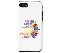 Sunflower Rainbow Science Is Real Black Lives Matter LGBT Case for iPhone SE (2020) / 7/8