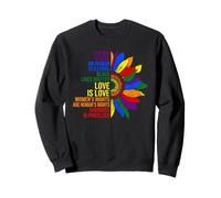 Sunflower Rainbow Science Is Real Black Lives Matter LGBT Sweatshirt