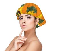 Sunflower Seamless Pattern,Adult's Satin Sleeping Cap - Women's Elastic Sleep Bonnet, Adjustable Overnight Hair Cover