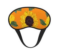 Sunflower Seamless Pattern, Full Eye Covers Light Blocking Eye Masks Blackout Sleep Eye Muffs