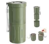 Sunflower Seed Cup, 2-In-1 Portable Sunflower Seed Spit Cup, Mess-Free Pistachios Snack Nut Bowl for Seeds Lovers On-The-Go & Sports Games, Green Spit