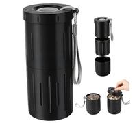 Sunflower Seed Cup 2-In-1 Portable Sunflower Seed Spit Cup Mess-Free Pistachios Snack Nut Bowl for Seeds Lovers On-The-Go & Sports Games Black, Spit, Sunflow