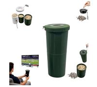 Sunflower Seed Cups to Spit In,Portable Sunflower Seed Spit Cup with Shell Storage,2-in-1 Seeds Holder & Shell Disposal Container,Snack Containers for Outdoor,Travel,in-Car,Baseball/Softball Games