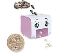 Sunflower Seed Peeling Artifact Electric Peeling Machine Peel Melon Seed Artifact, Smart Melon Seed Opener Machine, Lazy Automatic Peeling Machine (Pink)