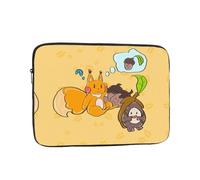 Sunflower Seed Squirrel Printed Laptop Protective Case Portable Laptop Bag Suitable for Everyday Use 12 inch