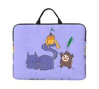 Sunflower seeds and cats Print Laptop Case Sleeve Bag 14in,with Handle Portable Case Cover, Compatible 14in Computer/Tablet