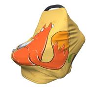 Sunflower seeds and foxes Versatile full-print Stroller Chair Cover/Nursing Cover, specially designed for your baby