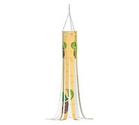 Sunflower Seeds and Sunflowers Pack Halloween Ghost Windsocks Flag with Lights Hanging Lights Decor for Patio Garden Party