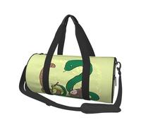 Sunflower seeds earthworm snake Canvas travel bag, large capacity, can be carried on the shoulder