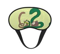 Sunflower Seeds Earthworm Snake It is a Black-Rimmed Eye mask. The Soft Eye mask can Improve Sleep Quality and is Suitable for Indoors, Outdoors and Traveling.