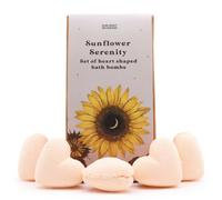 Sunflower Serenity Bath Heart Gift Set