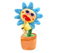 Sunflower Singing Toy - Animated Dancing Saxophone Musical Plush, Talking Interactive Gift | Early Learning Children Entertainment Adult Novelty Present Fun Home Ornament