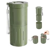 Sunflower Spit Cup, Sunflower Seed Cup, 2-In-1 Portable Seed Spit, Mess-Free Pistachios Snack Nut Bowl for Seeds Lovers On-The-Go & Sports Games, Green