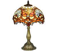 Sunflower Stained Glass Table Lamp Bedside Tiffany Style Light E27 Vintage