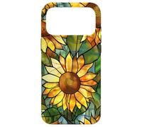 Sunflower Stained Glass Vibrant Floral Beauty Case for iPhone 17 Pro Max