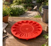 Sunflower Stepping Stone Mold, for Casting Garden and Walkway, 15.7in，A