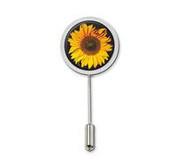Sunflower Stick Pin Tie Pin Badge With Protector Ideal Birthday Gift c427